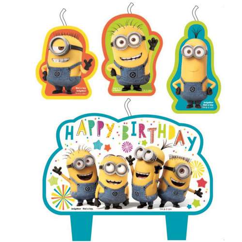 Minions Despicable Me Candles - Click Image to Close
